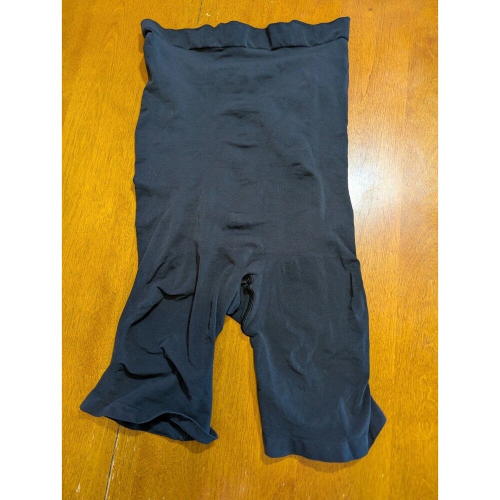SKIMS Seamless Sculpt High Waisted Mid Thigh Short Black Shapewear 4X